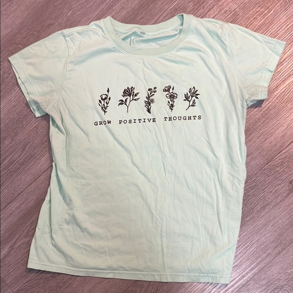 Mint Green Graphic T-Shirt